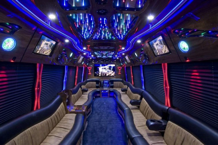 las vegas prom party bus